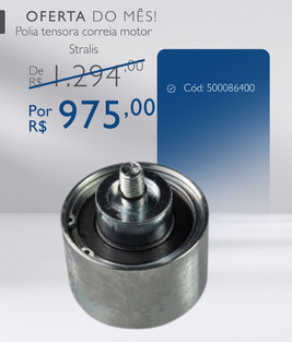 Polia tensora correia motor Stralis