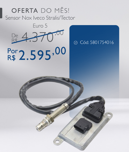Sensor Nox Iveco Stralis/Tector Euro 5