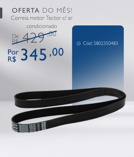 Correia motor Tector c/ ar condicionado