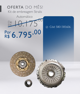 Kit de embreagem Stralis Automático